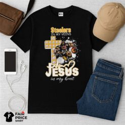 Steelers In My Veins Jesus In My Heart Shirt